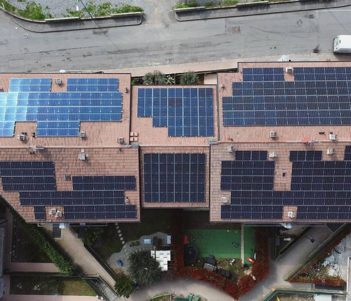 Installazione di un impianto fotovoltaico residenziale